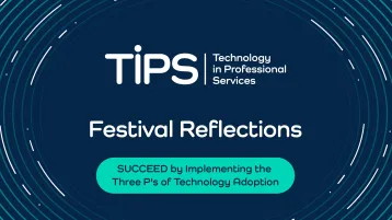 Festival Reflections SUCCEED by Implementing the Three Ps of Technology Adoption